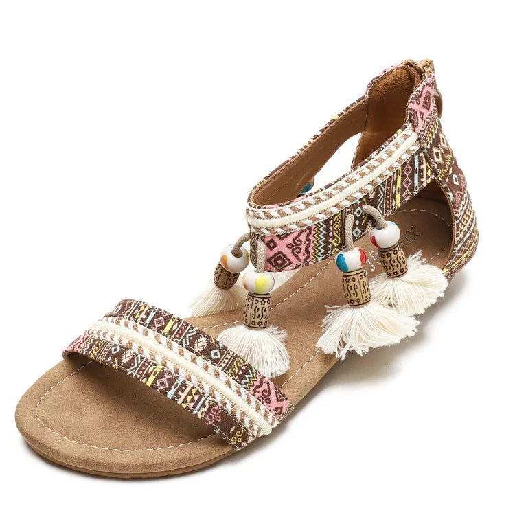 Bohemian Style Women's Sandals Flat (Summer Beach)! 👡