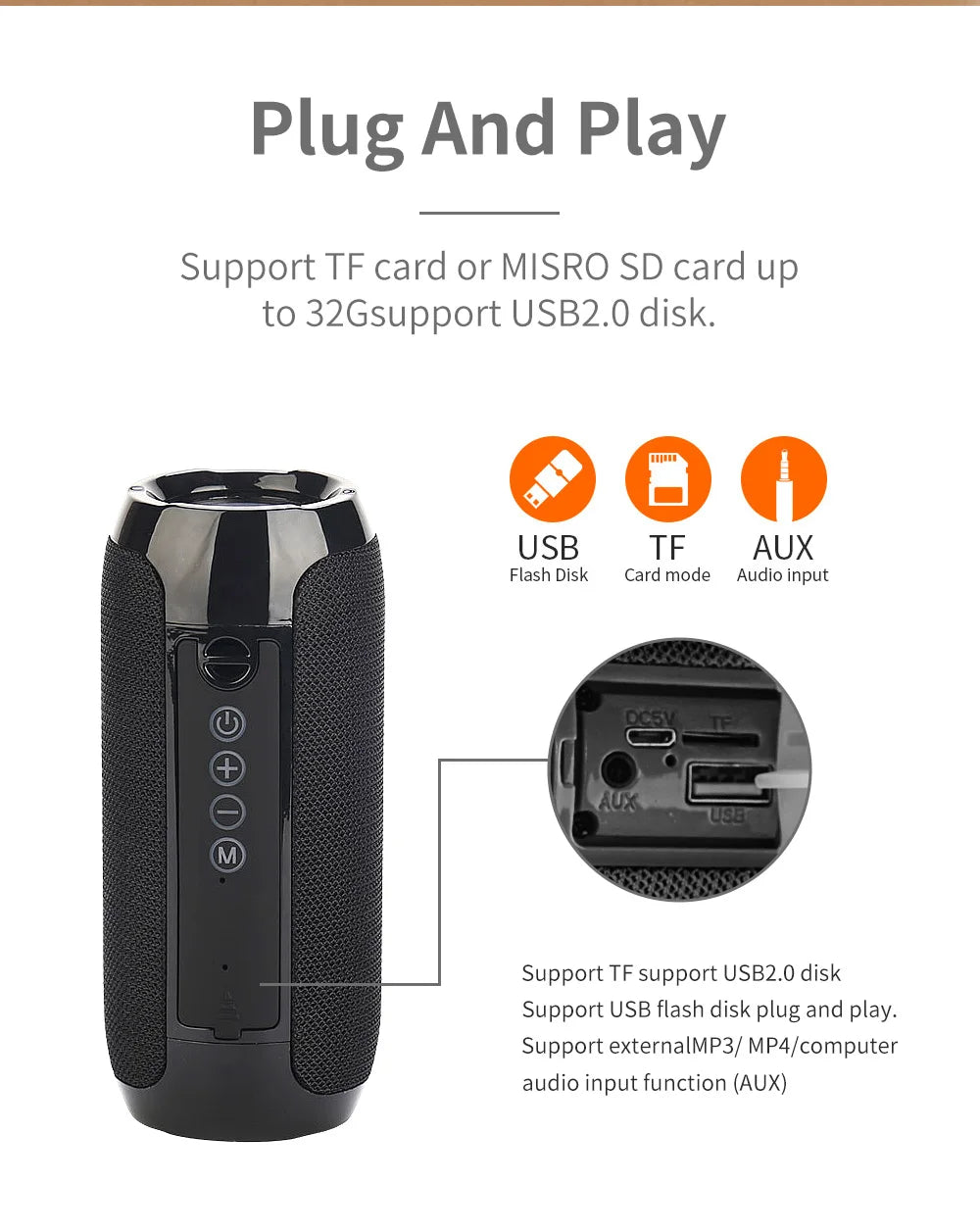 T&G Portable Bluetooth Speakers!  🔋🔊📶🎶