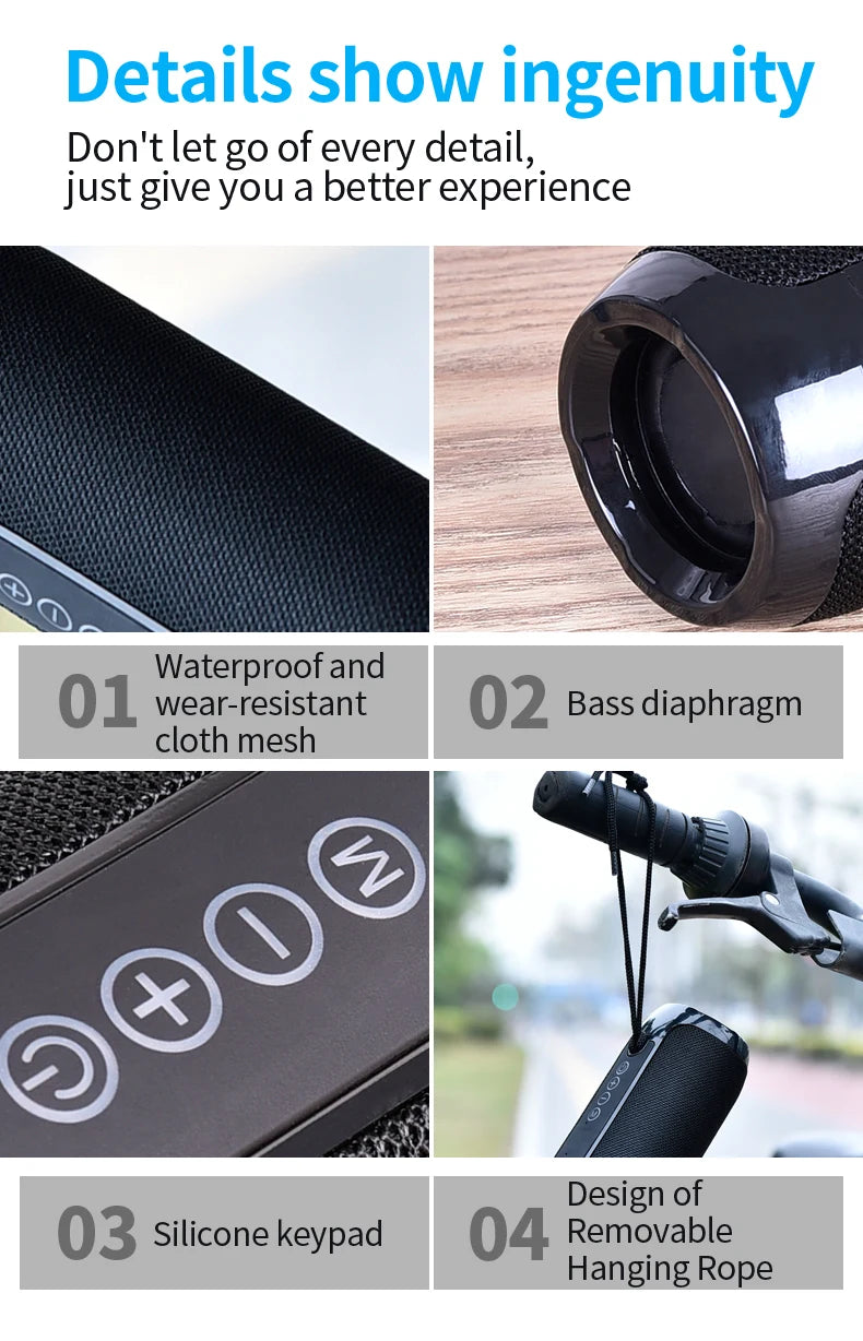 T&G Portable Bluetooth Speaker! 🔊📶🎶