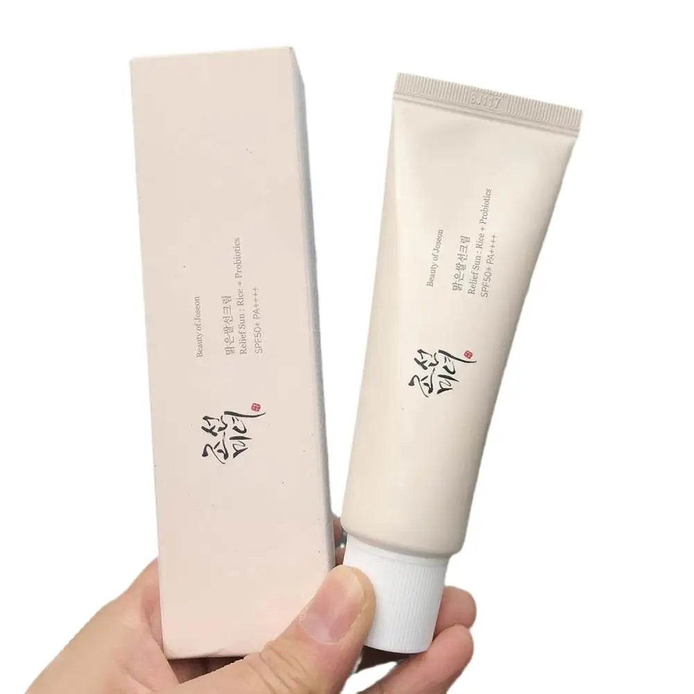Korean Rice Organic Sunscreen SPF50+! 🧴🌞