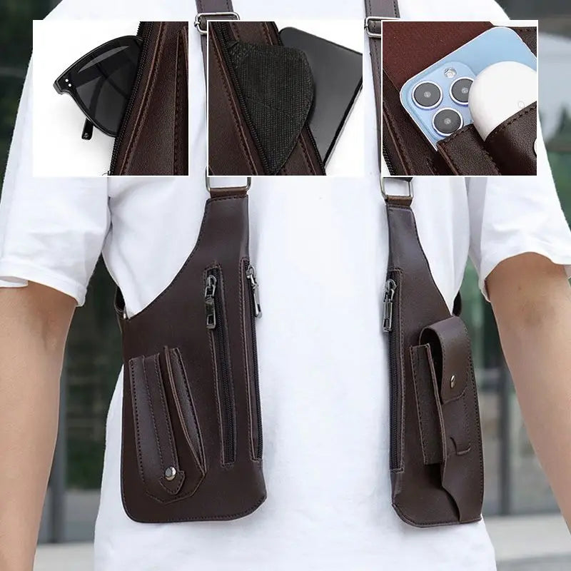 Medieval Leather Harness Travel Bag Style! 🎒👜