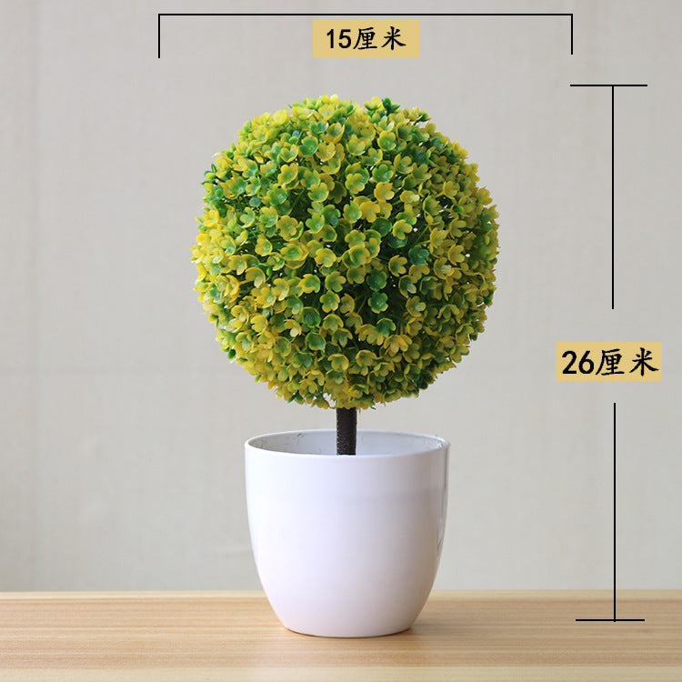 Bonsai Small Tree Simulation Plants Flowers Artificial! 🌳🪴🍃