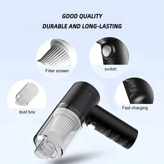 Portable Car Vacuum – Wireless & Compact! 🚗🔋💨✨