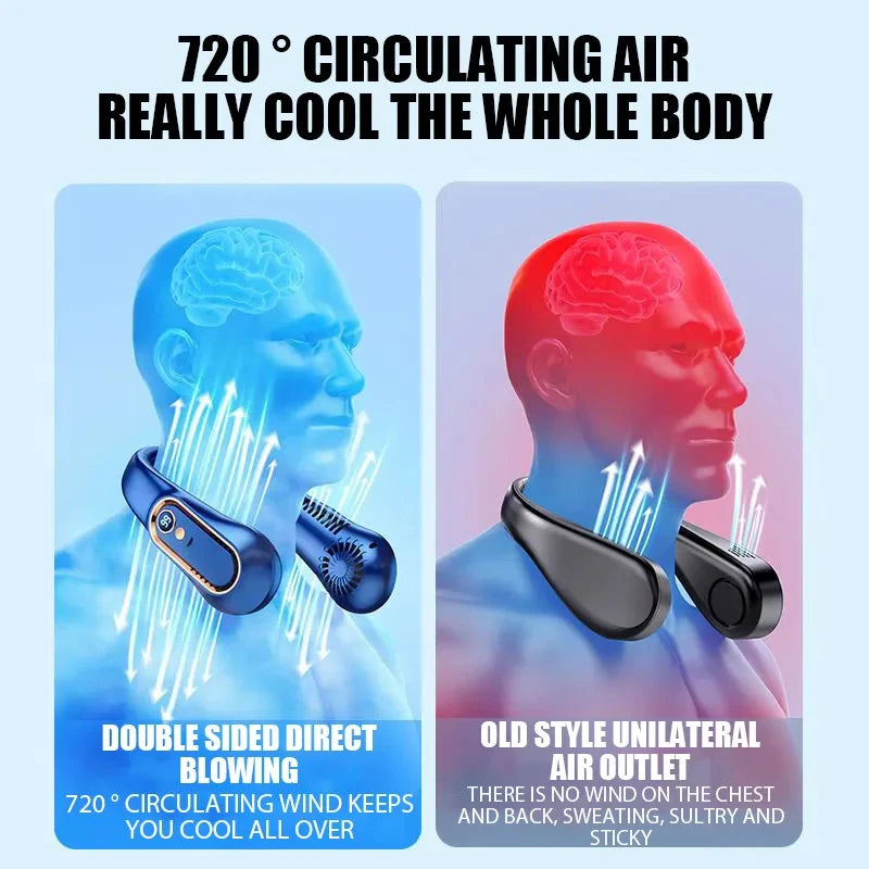 Portable Hanging Neck Fan! 🧣🌬️🌀🔋