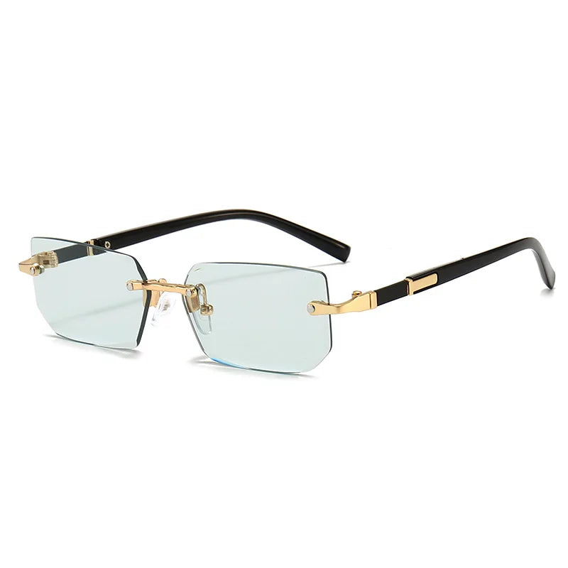 Fashion Rimless Sunglasses for Men and Women! 👓🕶️🌞