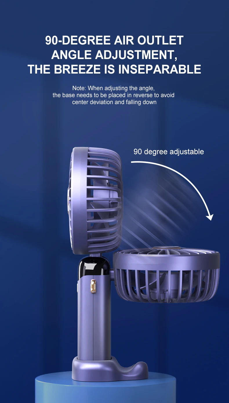 Portable Neck Hanging Mini Fan USB Rechargeable!  🧣🌬️🌀🔋
