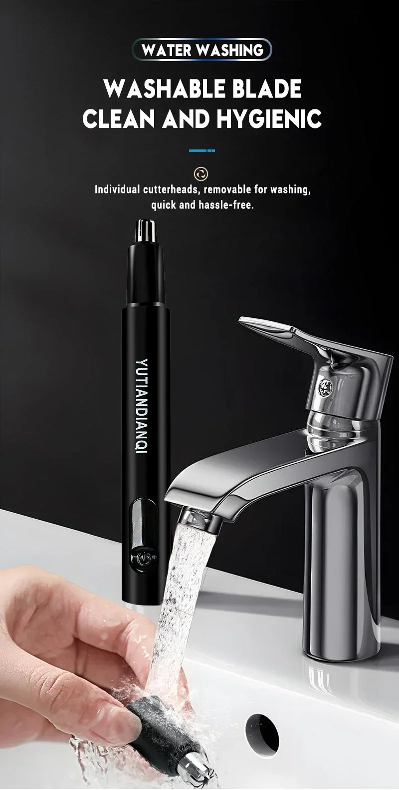 Hair Trimmer Clipper for Ear And Nose! 👃✂️🔌