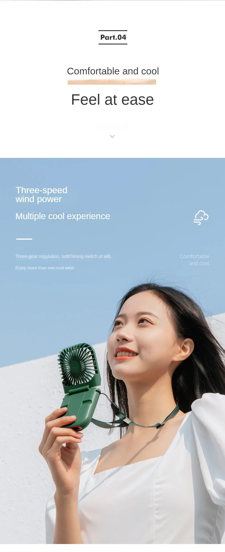 Portable USB Fan with Power Bank! 🧣🌬️🌀🔋📱