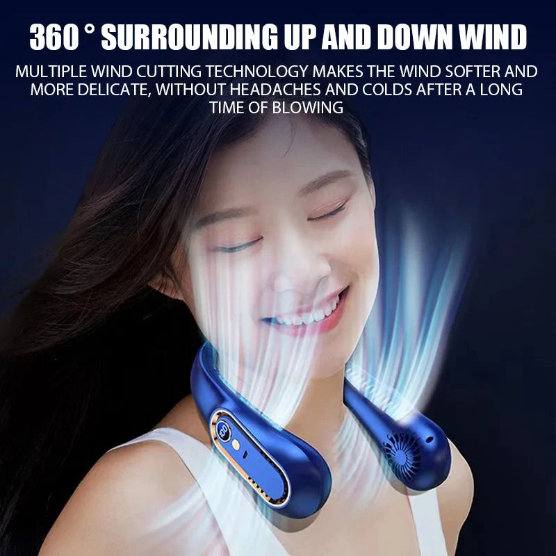 Portable Hanging Neck Fan! 🧣🌬️🌀🔋