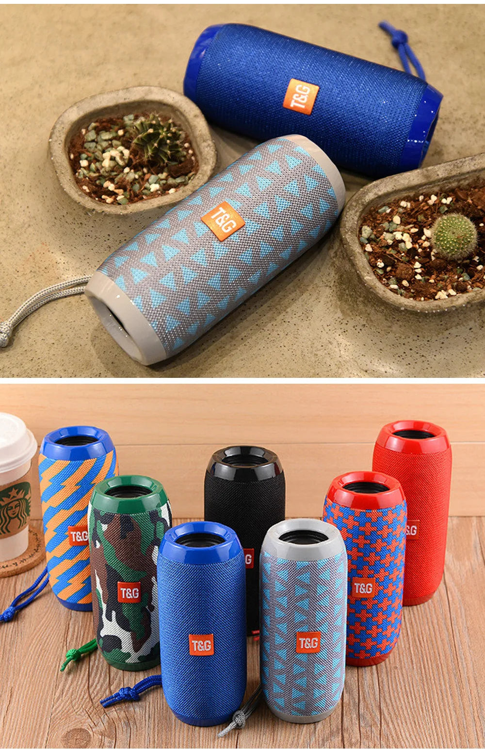 T&G Portable Bluetooth Speakers!  🔋🔊📶🎶