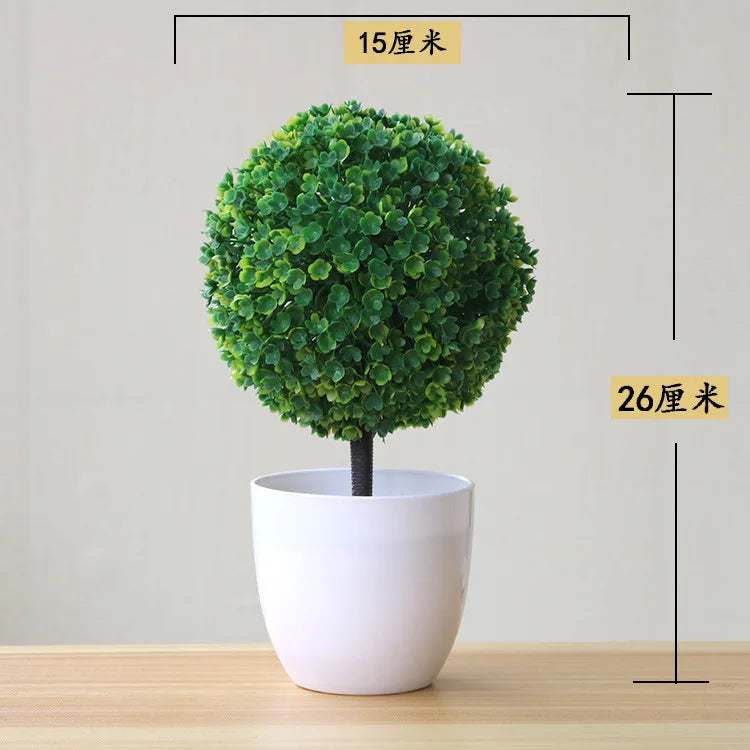 Bonsai Small Tree Simulation Plants Flowers Artificial! 🌳🪴🍃