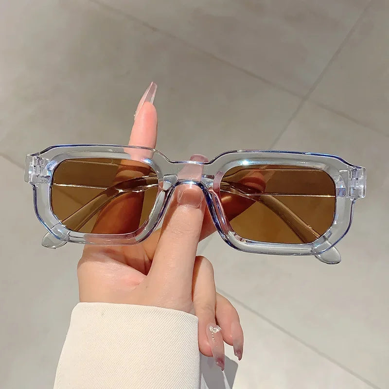 Men and Women Vintage Rectangle Frame Sunglasses! 👓🕶️🌞