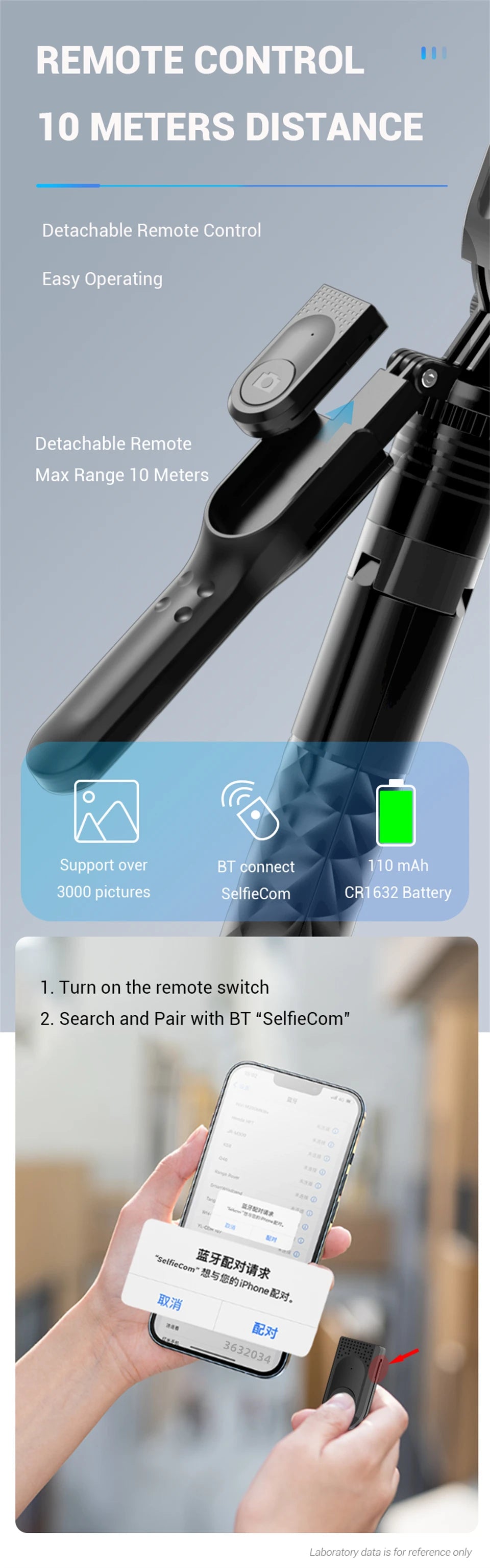 Wireless Selfie Stick Tripod Stand! 🤳📱🦯