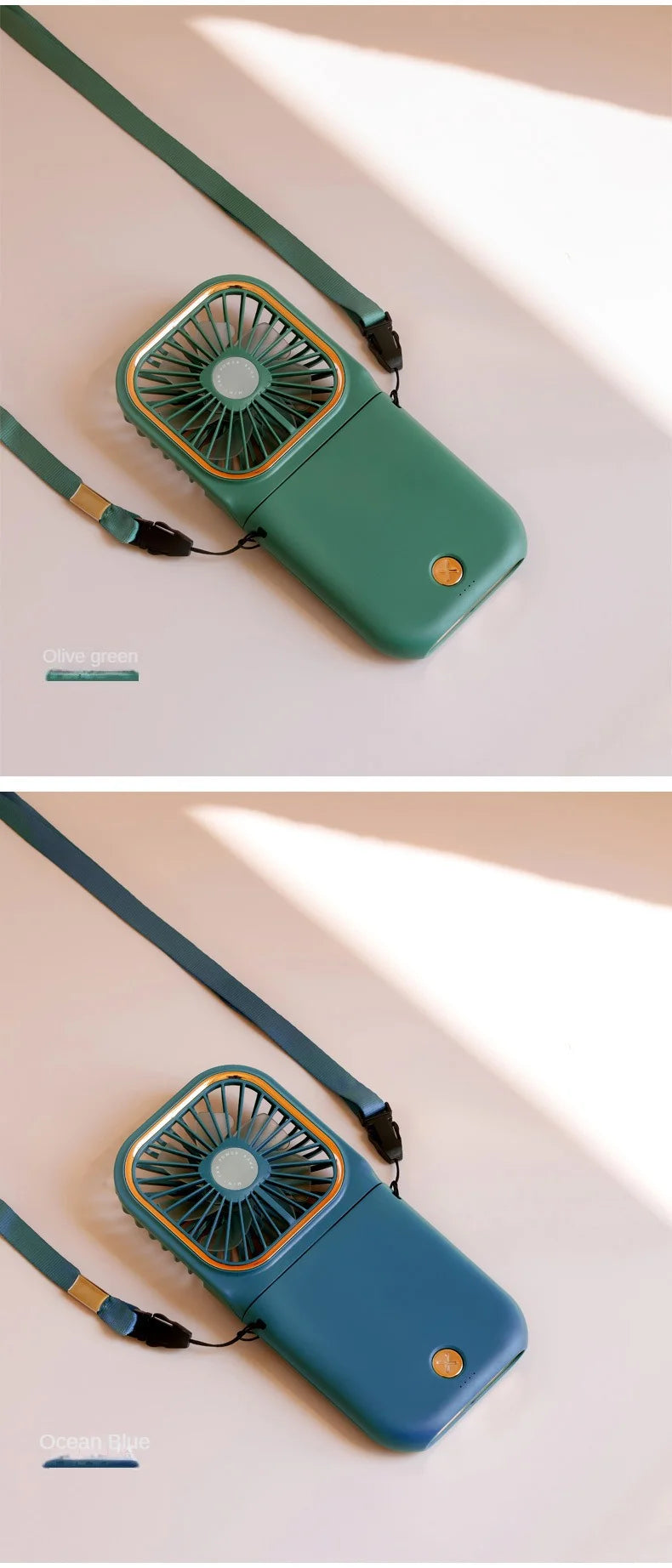 Portable USB Fan with Power Bank! 🧣🌬️🌀🔋📱