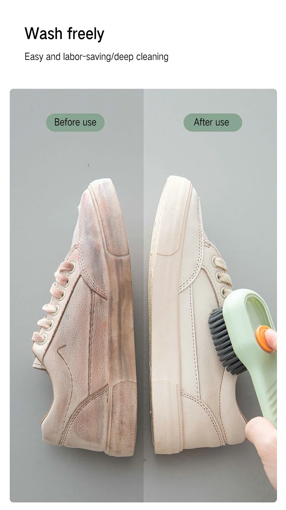 Cleaning Brush Multi-functional! 🧼🪣🧽