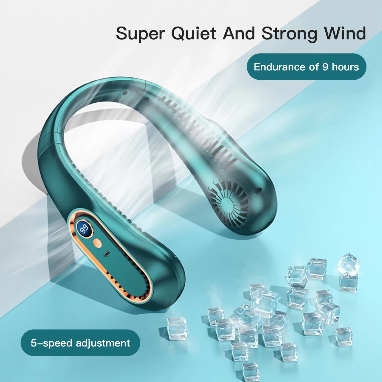 Portable Hanging Neck Fan! 🧣🌬️🌀🔋