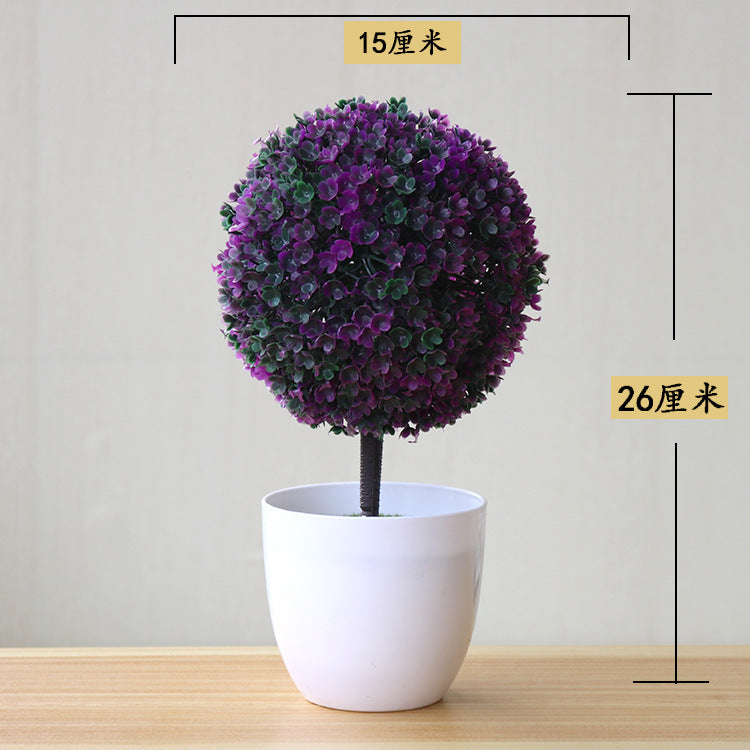 Bonsai Small Tree Simulation Plants Flowers Artificial! 🌳🪴🍃