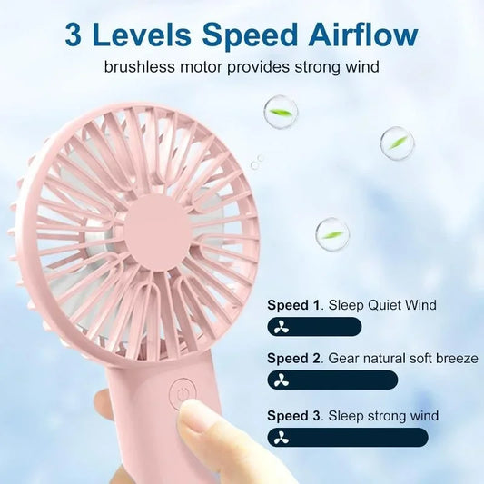 Hand-Held Portable Mini USB Fan! 🧣🌬️🌀🔋