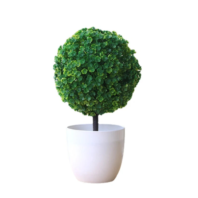 Bonsai Small Tree Simulation Plants Flowers Artificial! 🌳🪴🍃