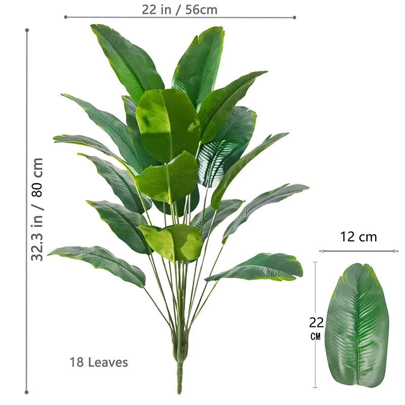 Tropical Palm Tree Plant Large Artificial! 🍹🌴🌿