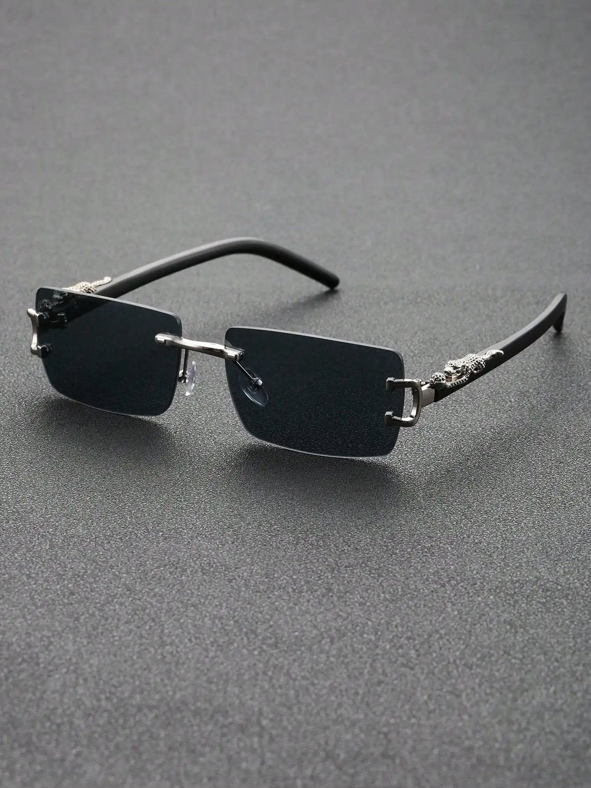 Trendy Frameless Rectangular Sunglasses! 🕶️⬛😎