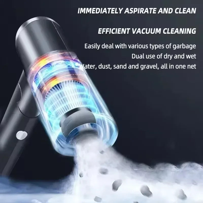 Portable Car Vacuum – Wireless & Compact! 🚗🔋💨✨