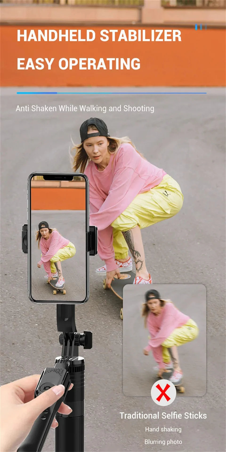 Wireless Selfie Stick! 🤳📱🦯