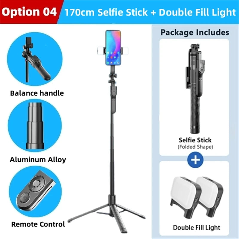 Wireless Selfie Stick Tripod Stand! 🤳📱🦯