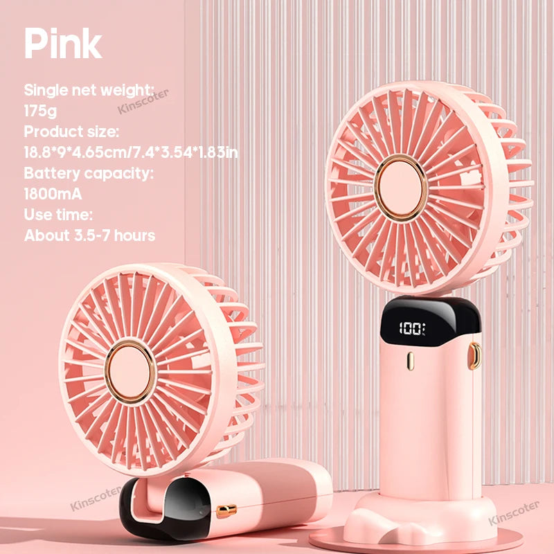 Portable Neck Hanging Mini Fan USB Rechargeable!  🧣🌬️🌀🔋