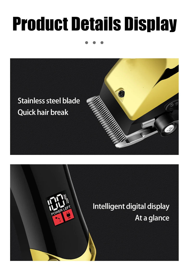 USB Rechargeable Hair Clippers for Men! 💇‍♂️🔌✂️