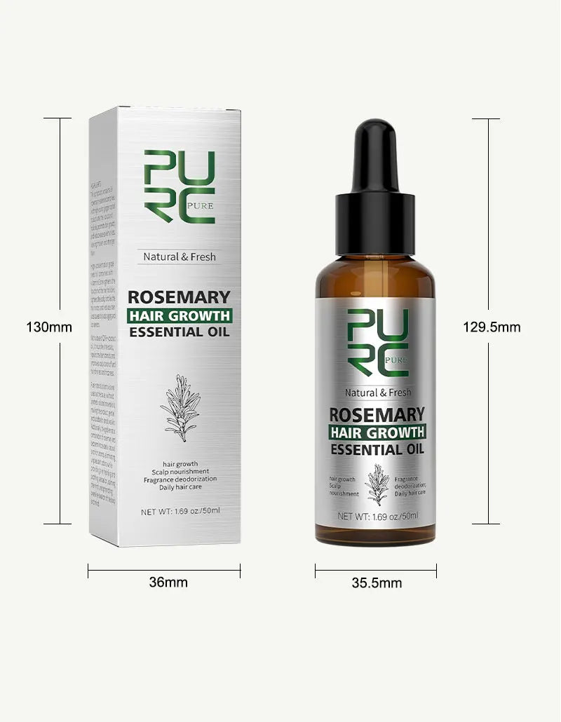 Pure Rosemary Hair Oil – Refresh, Strengthen & Grow Naturally! 🌱