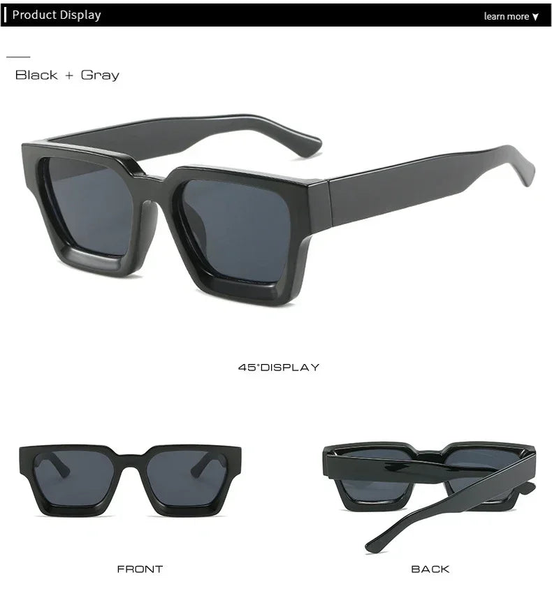 Square Women Luxury Sunglasses! 😎🟥🕶️