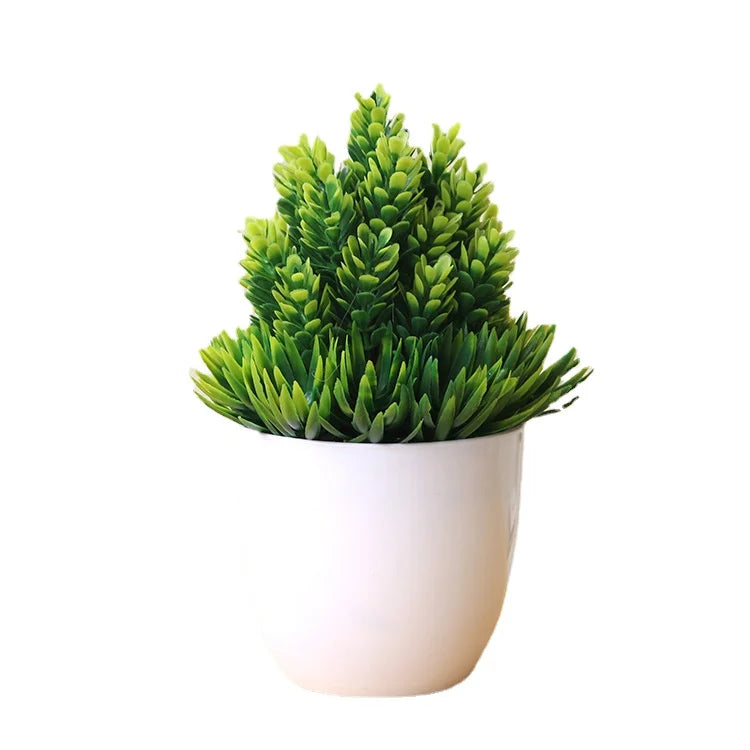 Bonsai Small Tree Simulation Plants Flowers Artificial! 🌳🪴🍃