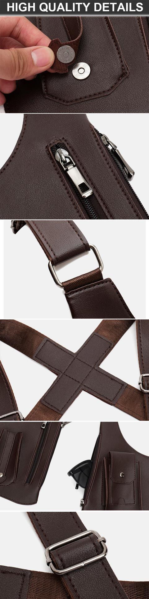 Medieval Leather Harness Travel Bag Style! 🎒👜
